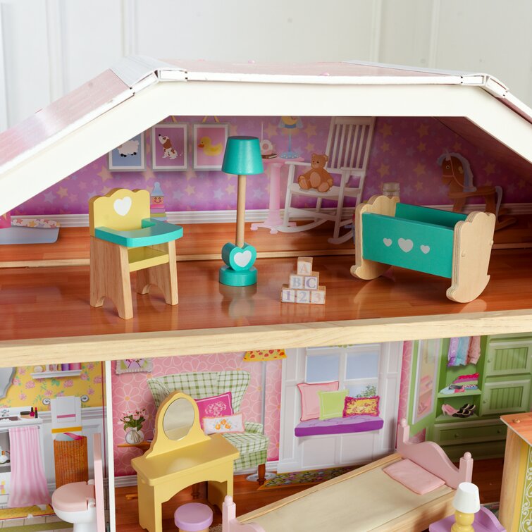 Grand view mansion dollhouse best sale with ez kraft assembly